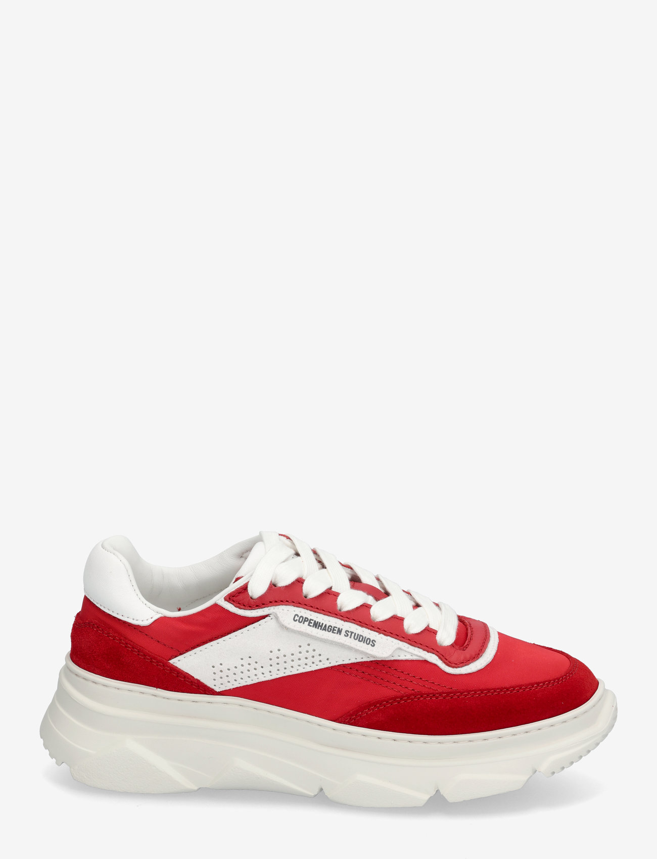 Copenhagen Studios - CPH56 leather mix leo/white - paksu tallaga tossud - red - 1