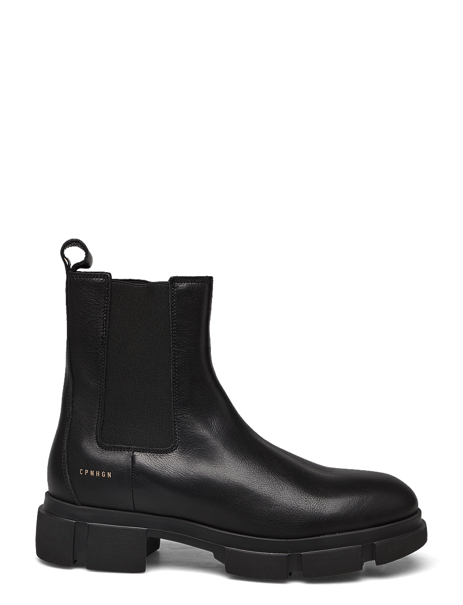 Copenhagen Studios - CPH570 vitello teddy black - flache stiefeletten - black - 1
