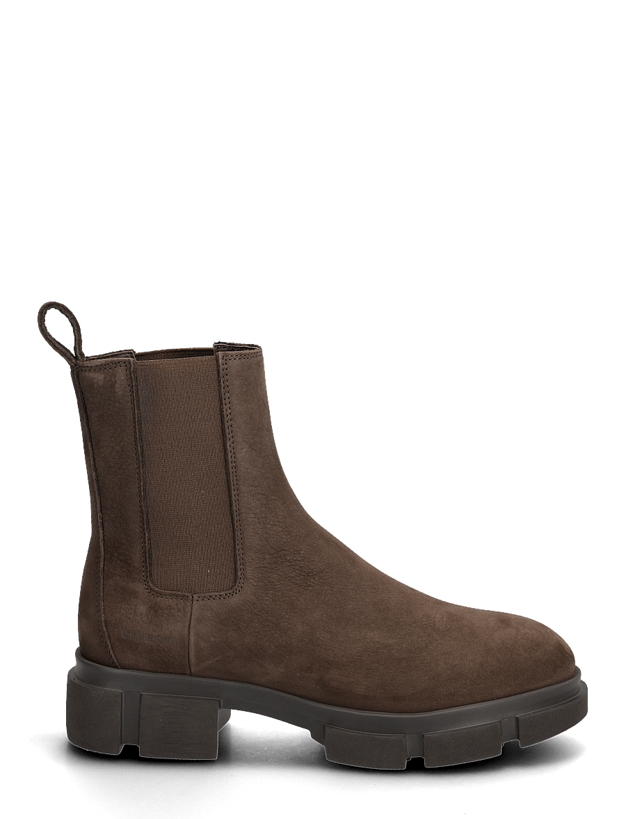 Copenhagen Studios - CPH570 nabuc chocolate - flat ankle boots - nabuc chocolate - 1