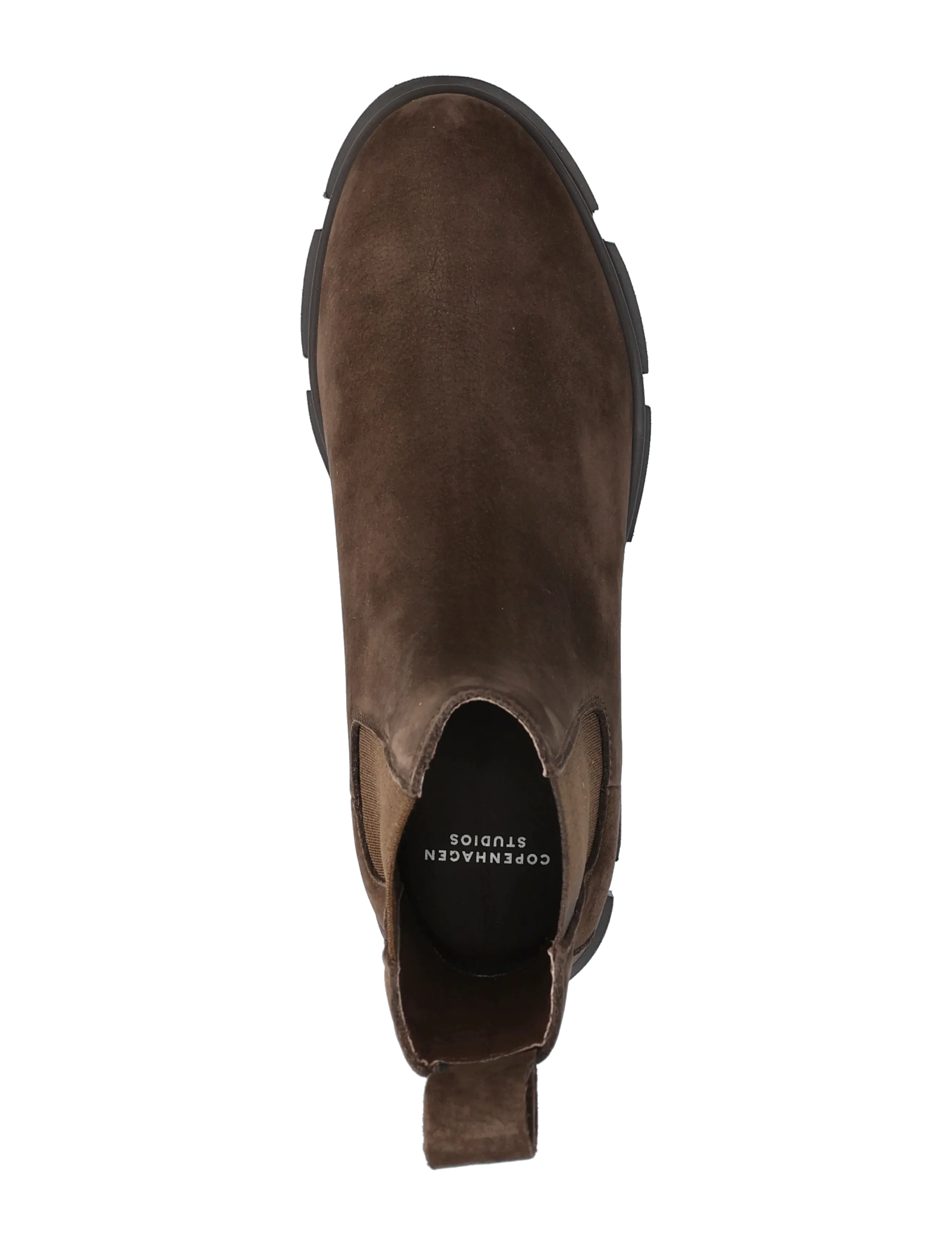 Copenhagen Studios - CPH570 nabuc chocolate - flache stiefeletten - nabuc chocolate - 3