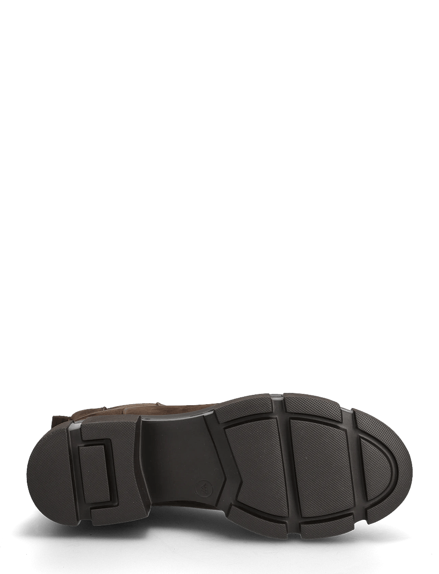 Copenhagen Studios - CPH570 nabuc chocolate - flat ankle boots - nabuc chocolate - 4