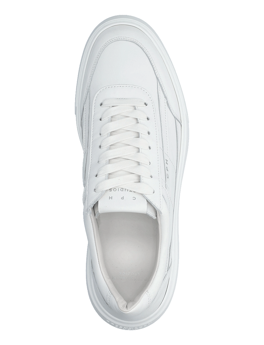 Copenhagen Studios - CPH615M leather white - låga sneakers - white - 3