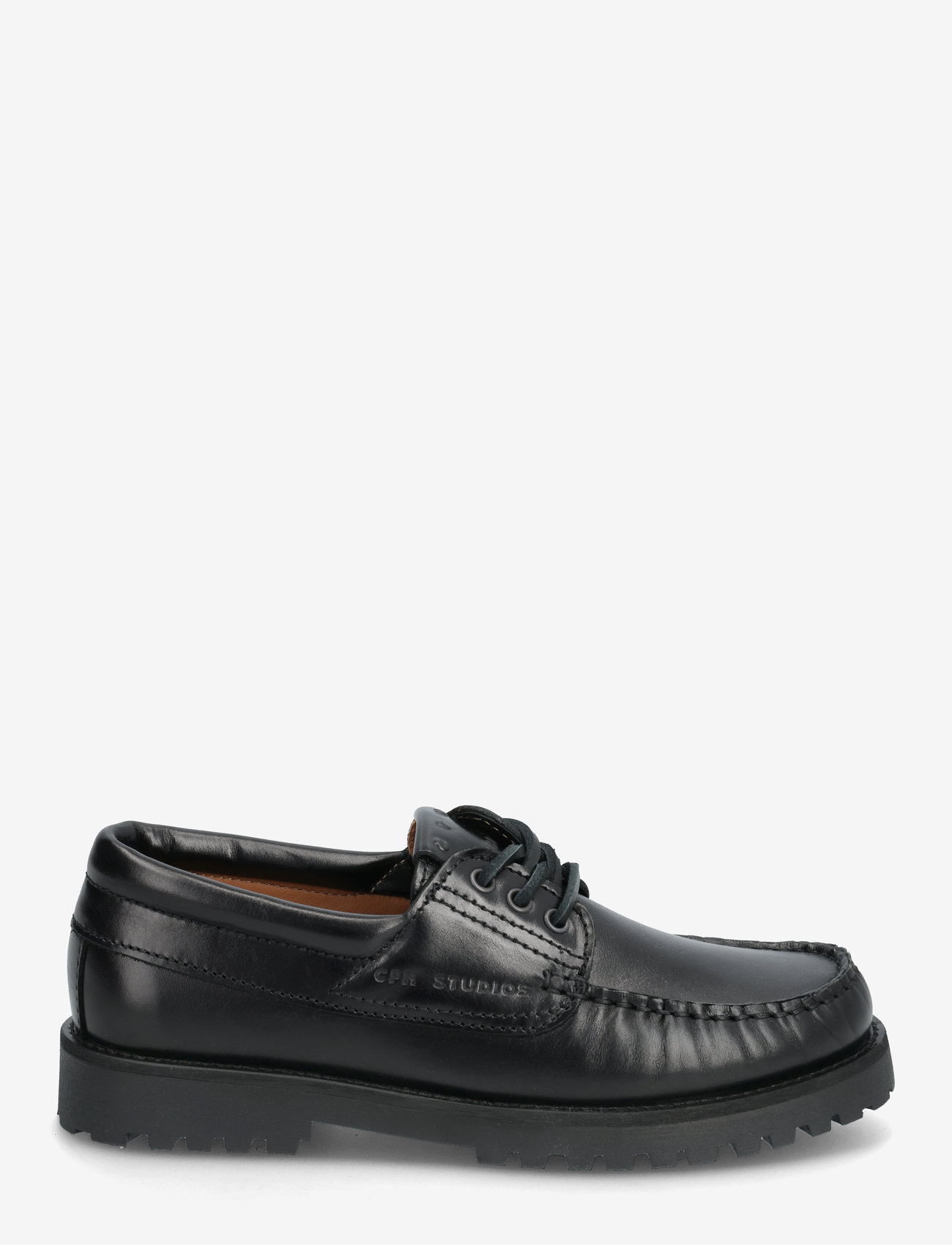 Copenhagen Studios - CPH616 hairy leather leo - boat shoes - black - 1