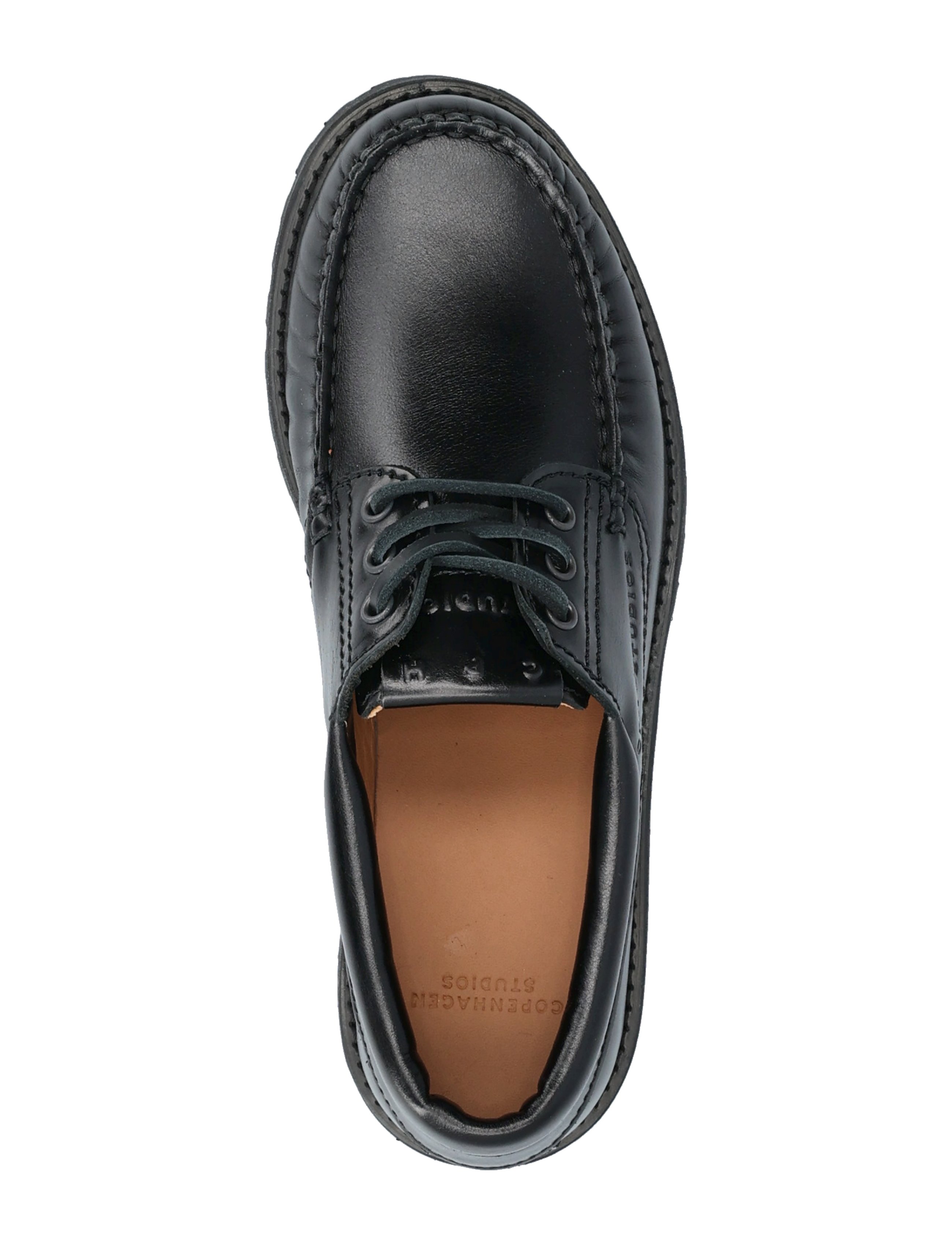 Copenhagen Studios - CPH616 leather black - purjehduskengät - black - 3