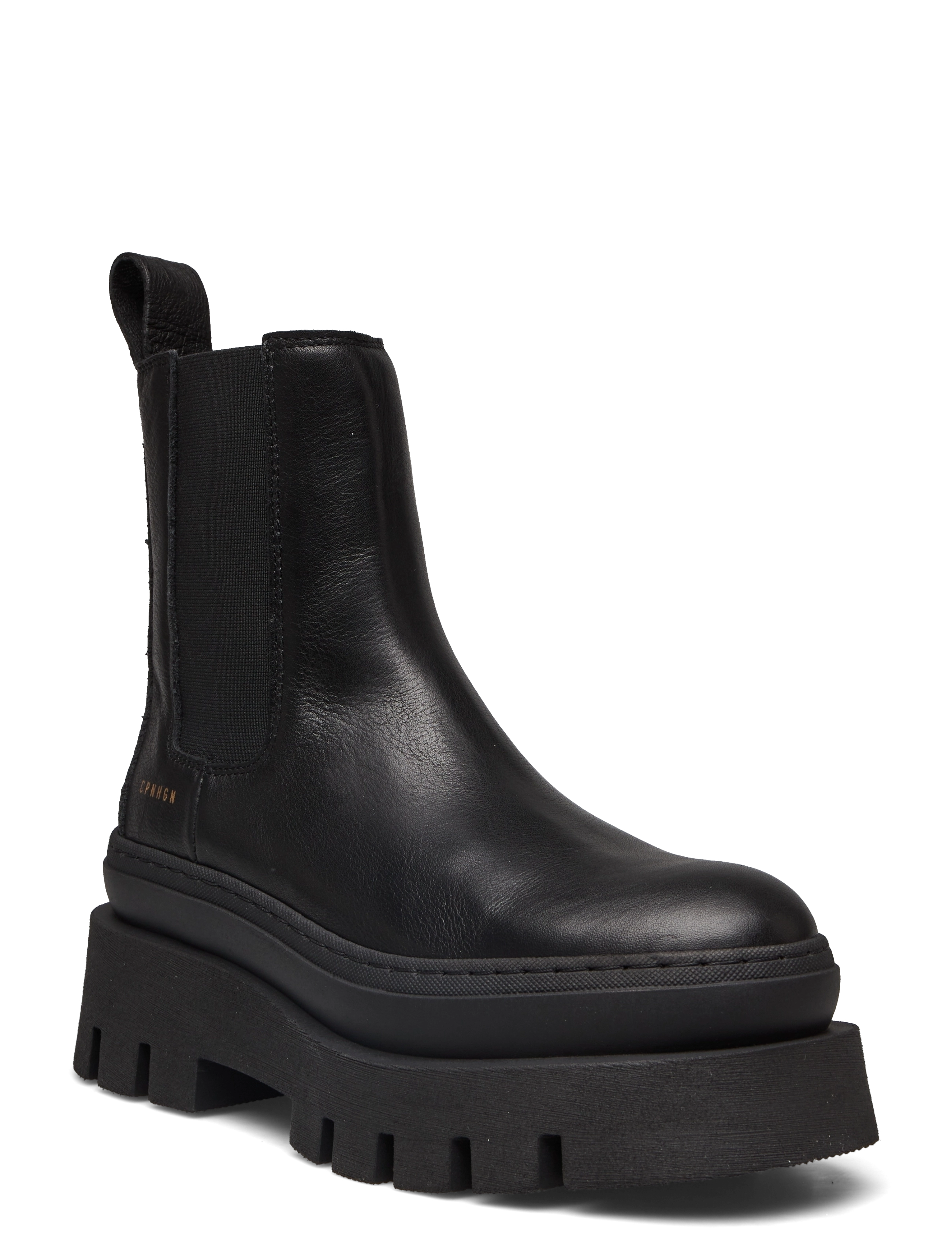 Copenhagen Studios - CPH686 nabuc chocolate - flache stiefeletten - black/black - 0