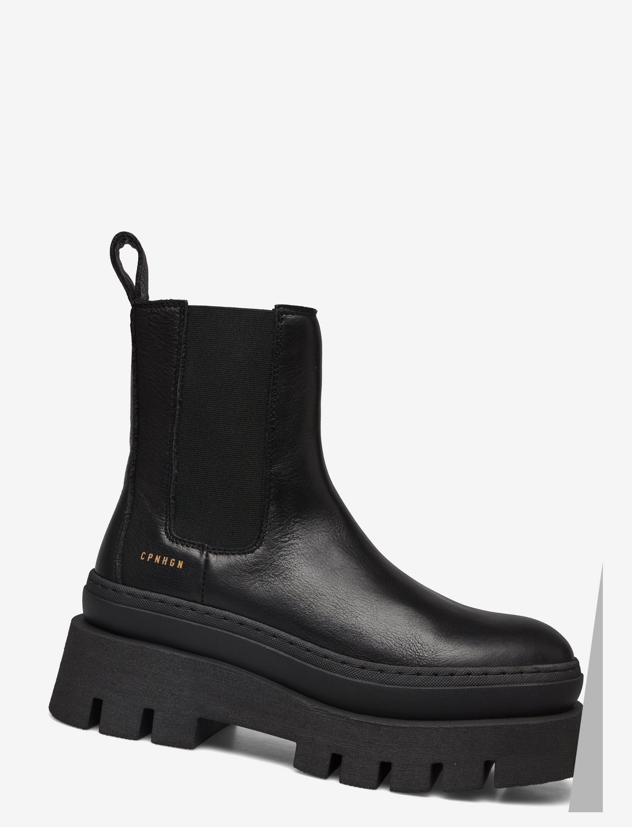 Copenhagen Studios - CPH686 nabuc chocolate - madalad poolsaapad - black/black - 1