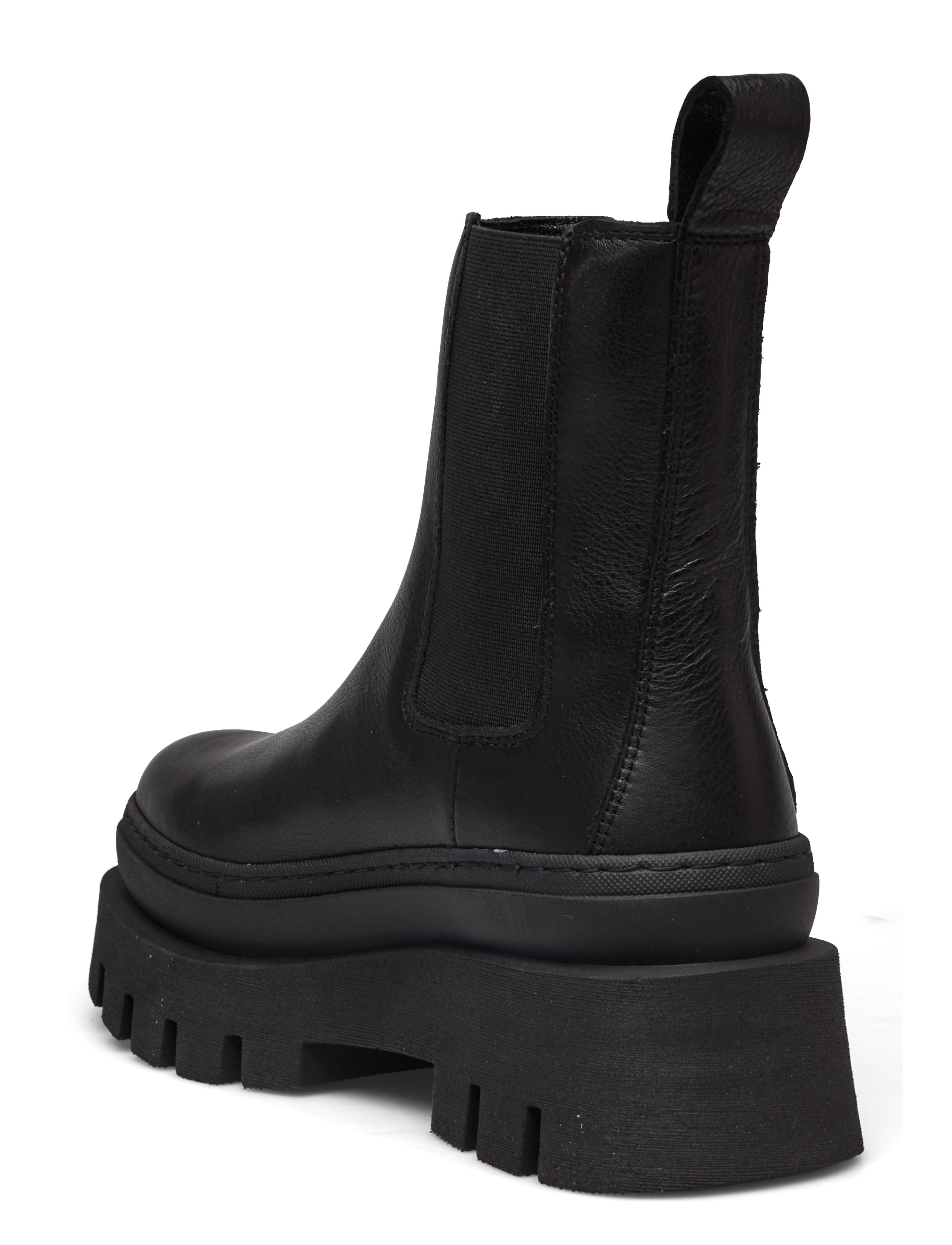 Copenhagen Studios - CPH686 nabuc chocolate - flat ankle boots - black/black - 2