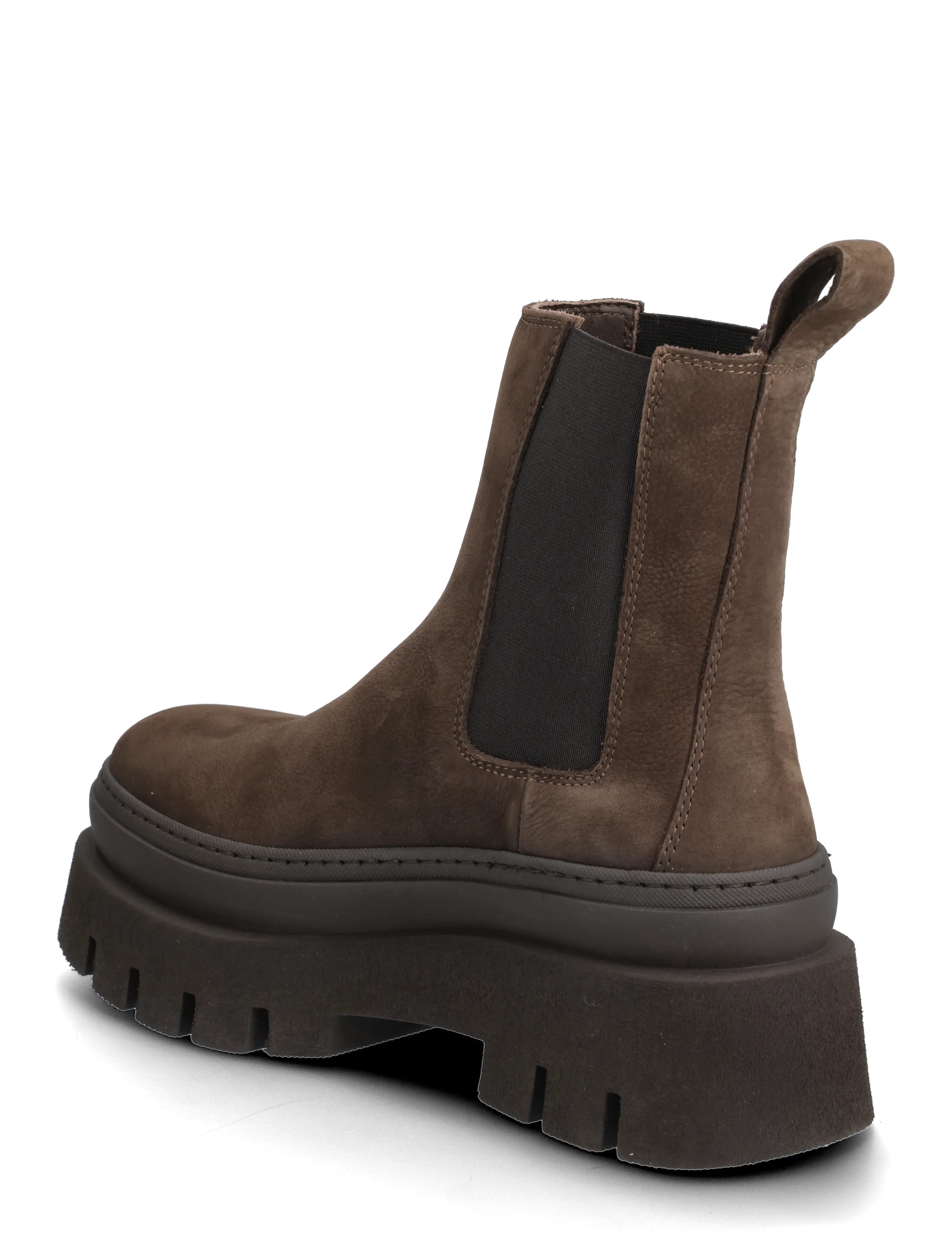 Copenhagen Studios - CPH686 nabuc chocolate - flache stiefeletten - chocolate - 2
