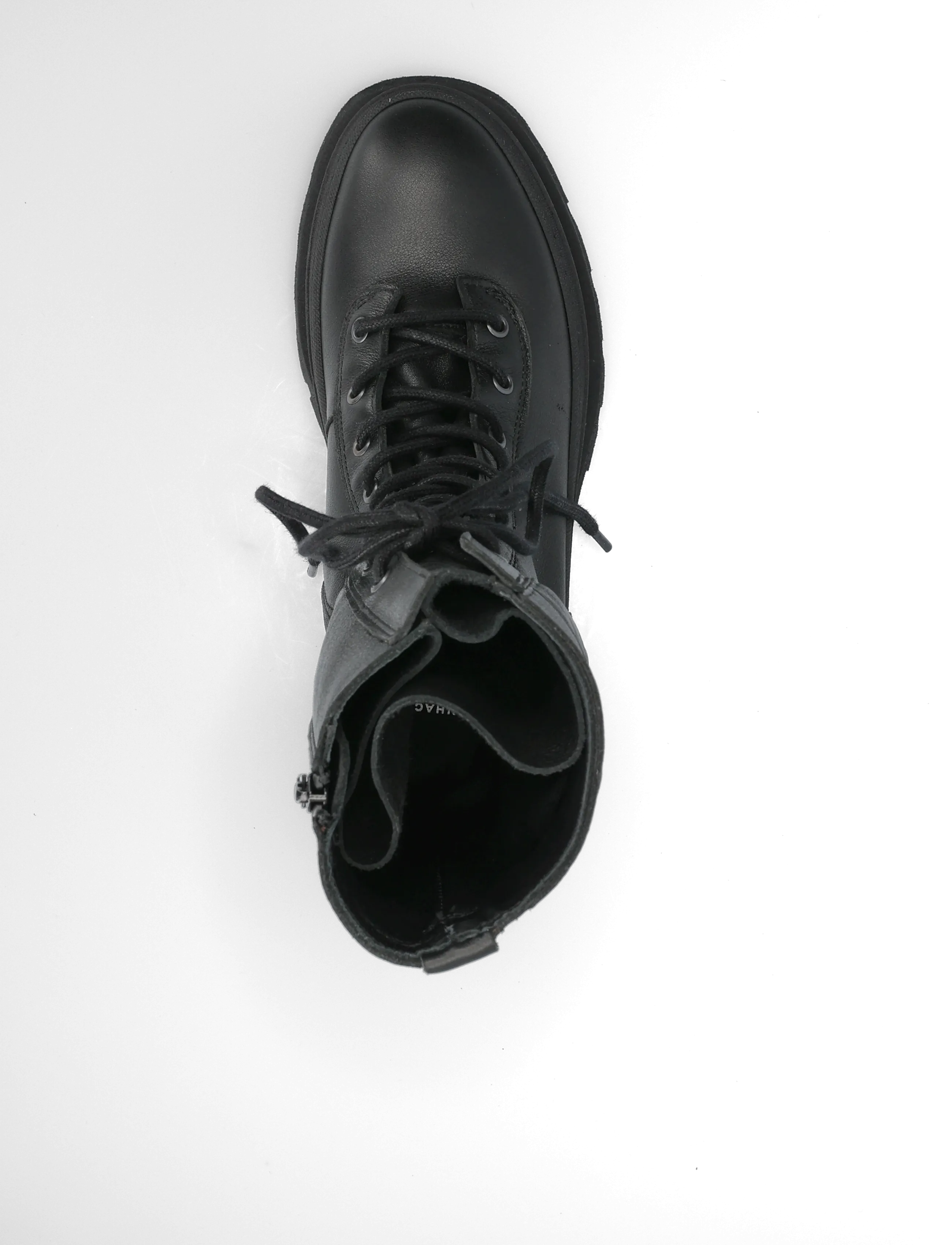 Copenhagen Studios - CPH691 nabuc chocolate - paeltega saapad - black - 3
