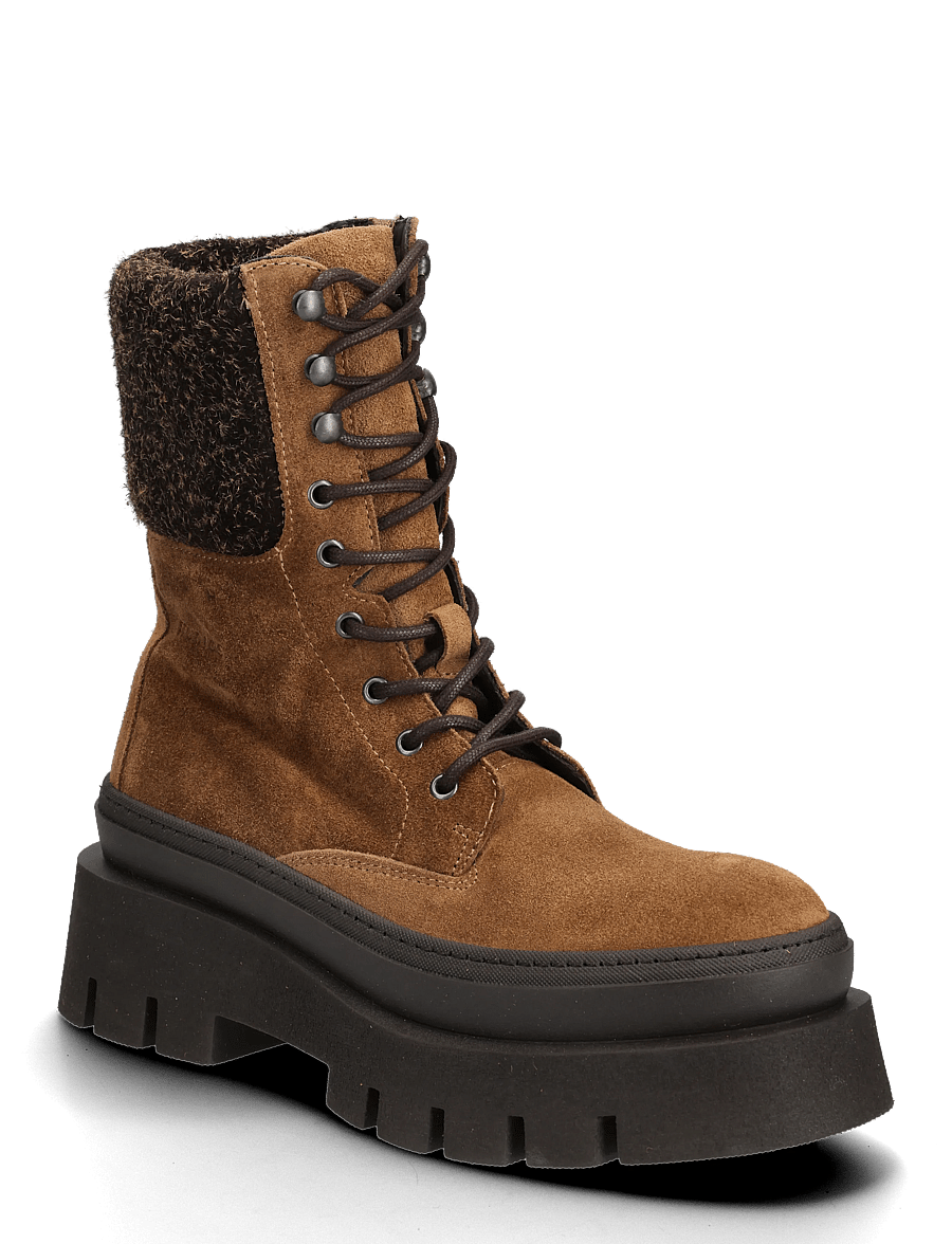 Copenhagen Studios - CPH692 suede brown - snørestøvler - brown - 0