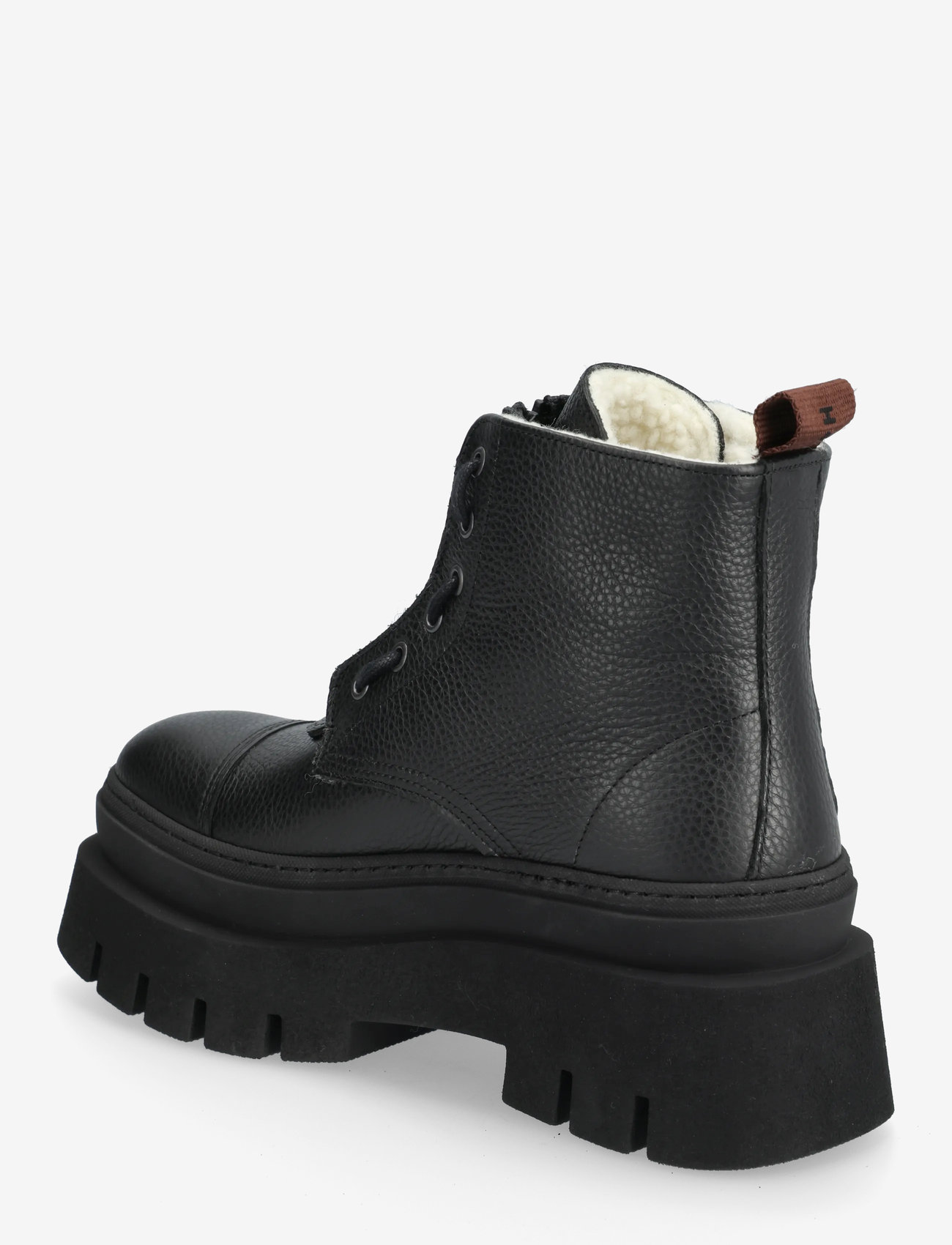 Copenhagen Studios - CPH693 grainy leather teddy black - flache stiefeletten - teddy black - 2