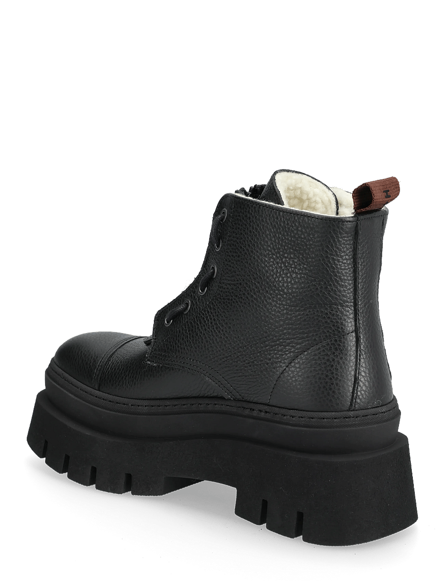 Copenhagen Studios - CPH693 grainy leather teddy black - flat ankle boots - teddy black - 2