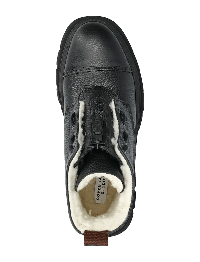 Copenhagen Studios - CPH693 grainy leather teddy black - madalad poolsaapad - teddy black - 3