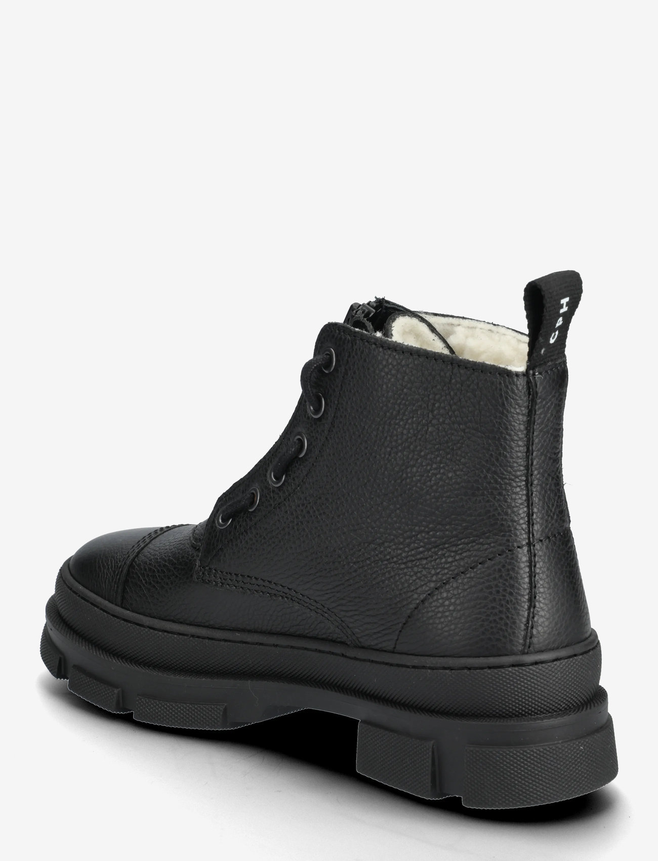 Copenhagen Studios - CPH693M grainy leather teddy black - paeltega saapad - black - 2