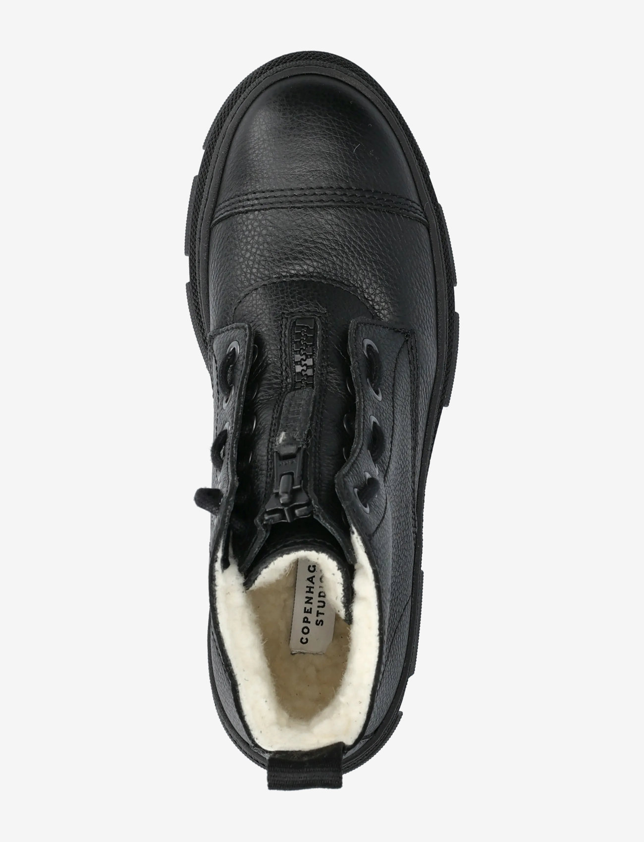 Copenhagen Studios - CPH693M grainy leather teddy black - paeltega saapad - black - 3