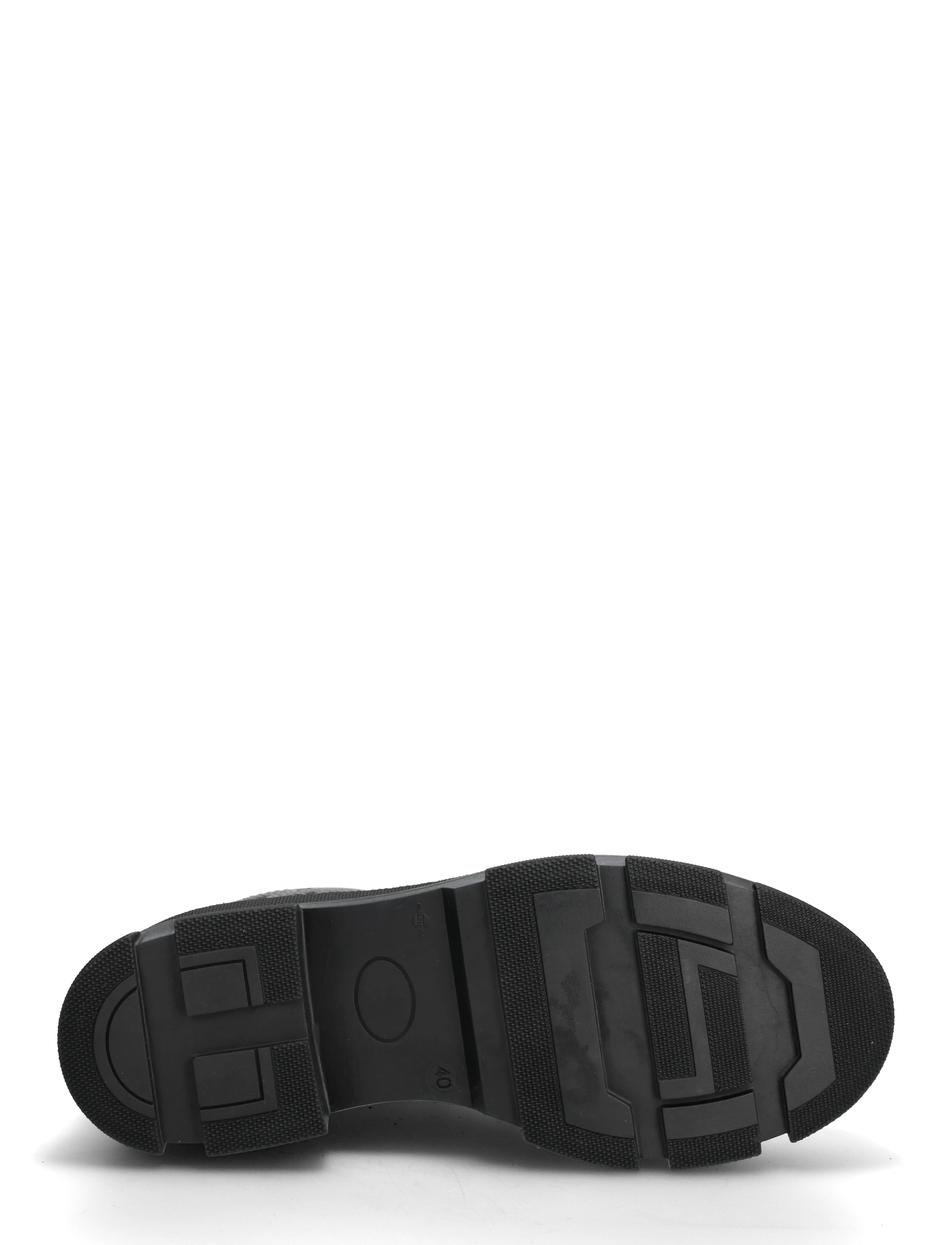 Copenhagen Studios - CPH693M grainy leather teddy black - Šņorējami zābaki - black - 4