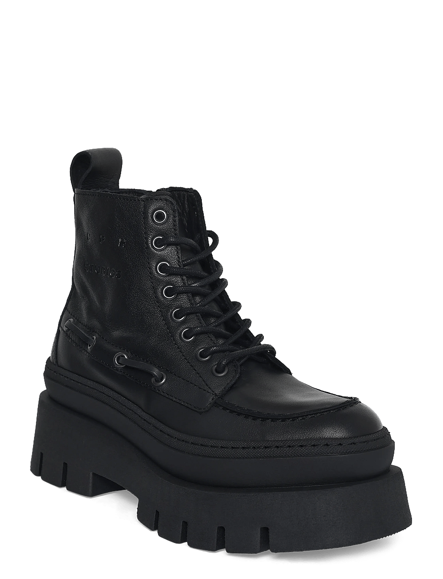 Copenhagen Studios - CPH697 leather black - paeltega saapad - black - 0