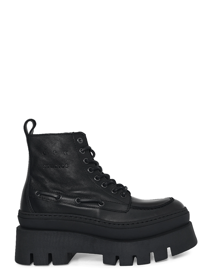 Copenhagen Studios - CPH697 leather black - paeltega saapad - black - 2