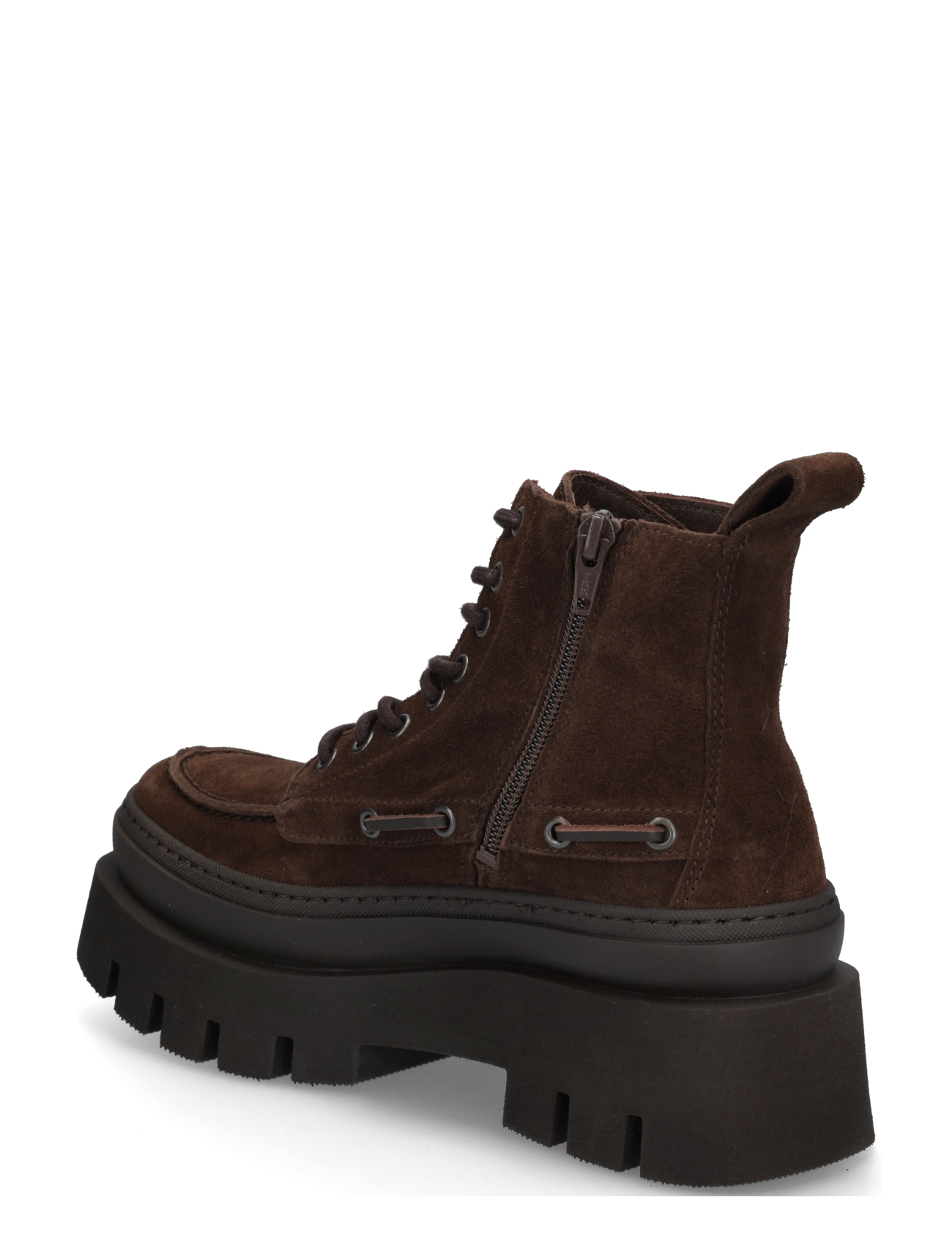 Copenhagen Studios - CPH697 suede chocolate - laced boots - chocolate - 1
