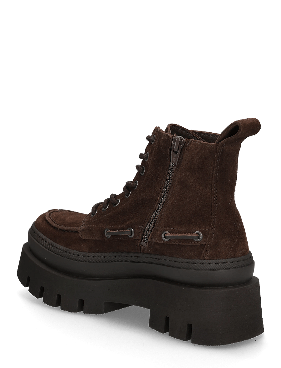 Copenhagen Studios - CPH697 leather black - geschnürte stiefel - chocolate - 1