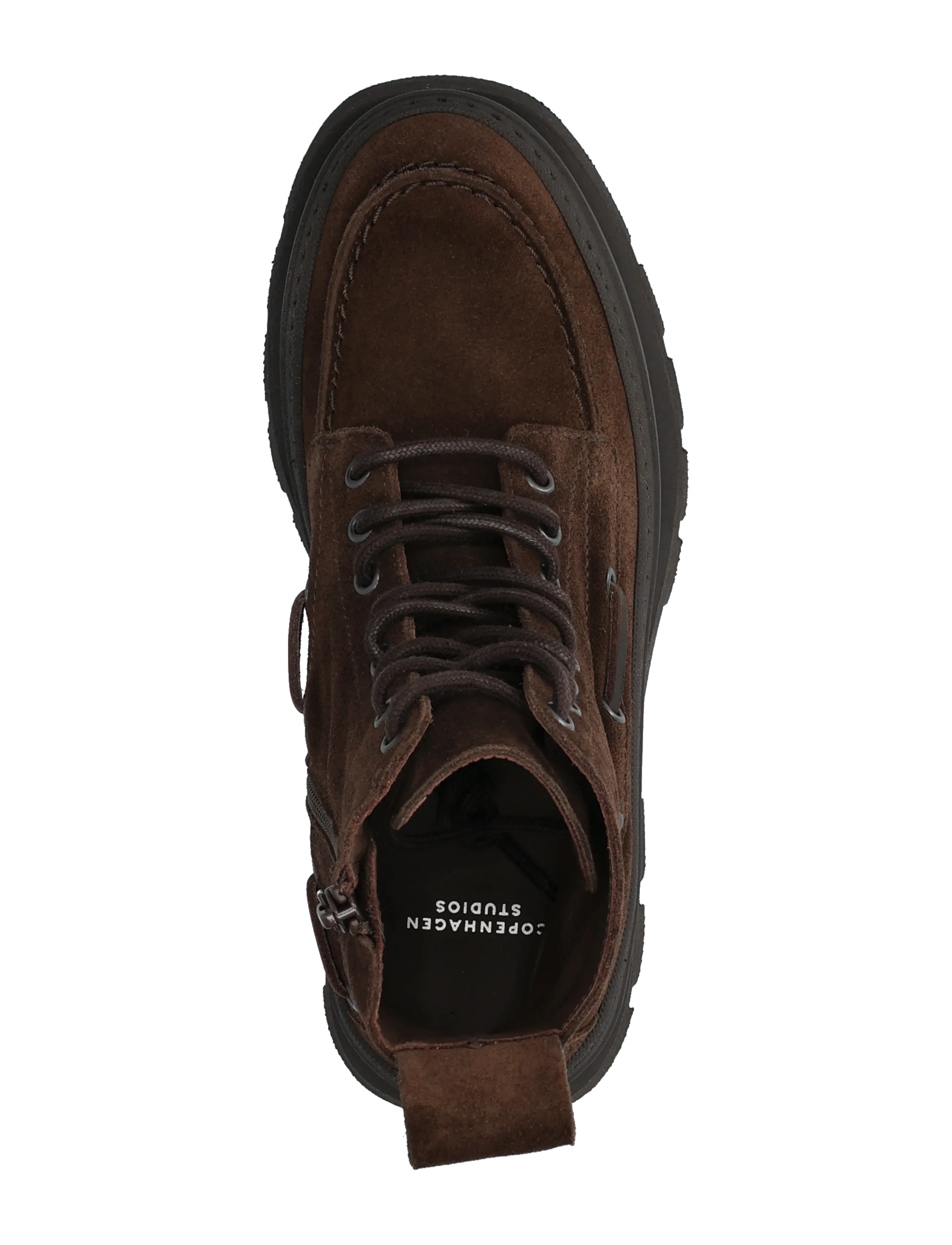 Copenhagen Studios - CPH697 leather black - geschnürte stiefel - chocolate - 3