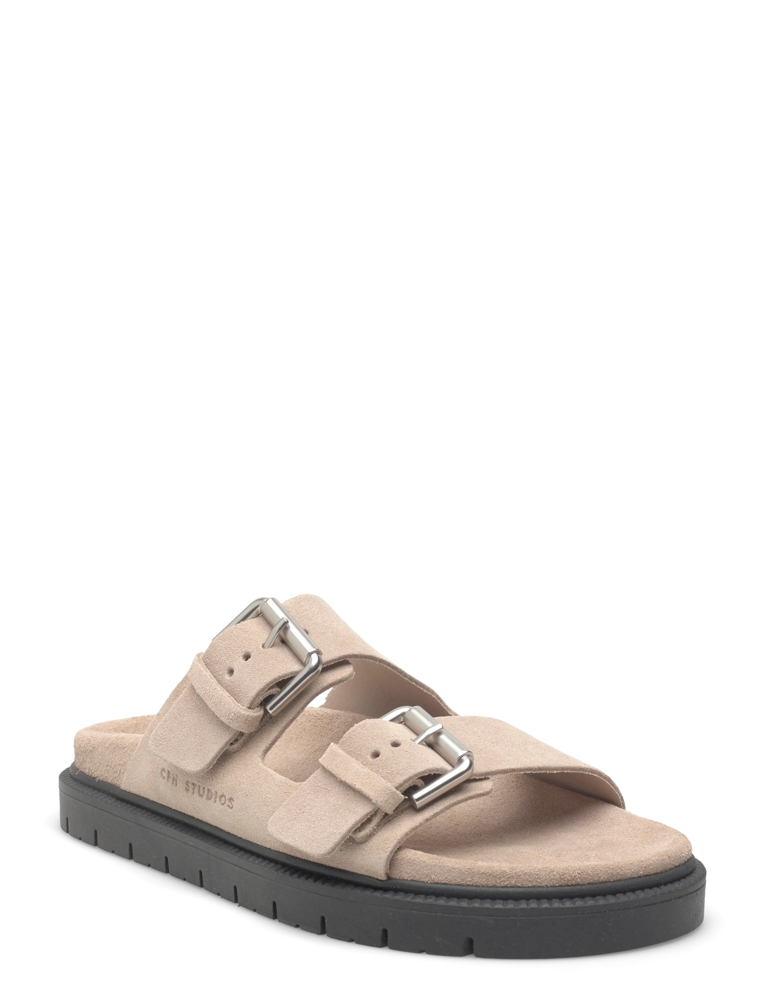 Copenhagen Studios Cph701 Suede Sand, 39, Pink, Sandaler > Flade Sandals, Dame