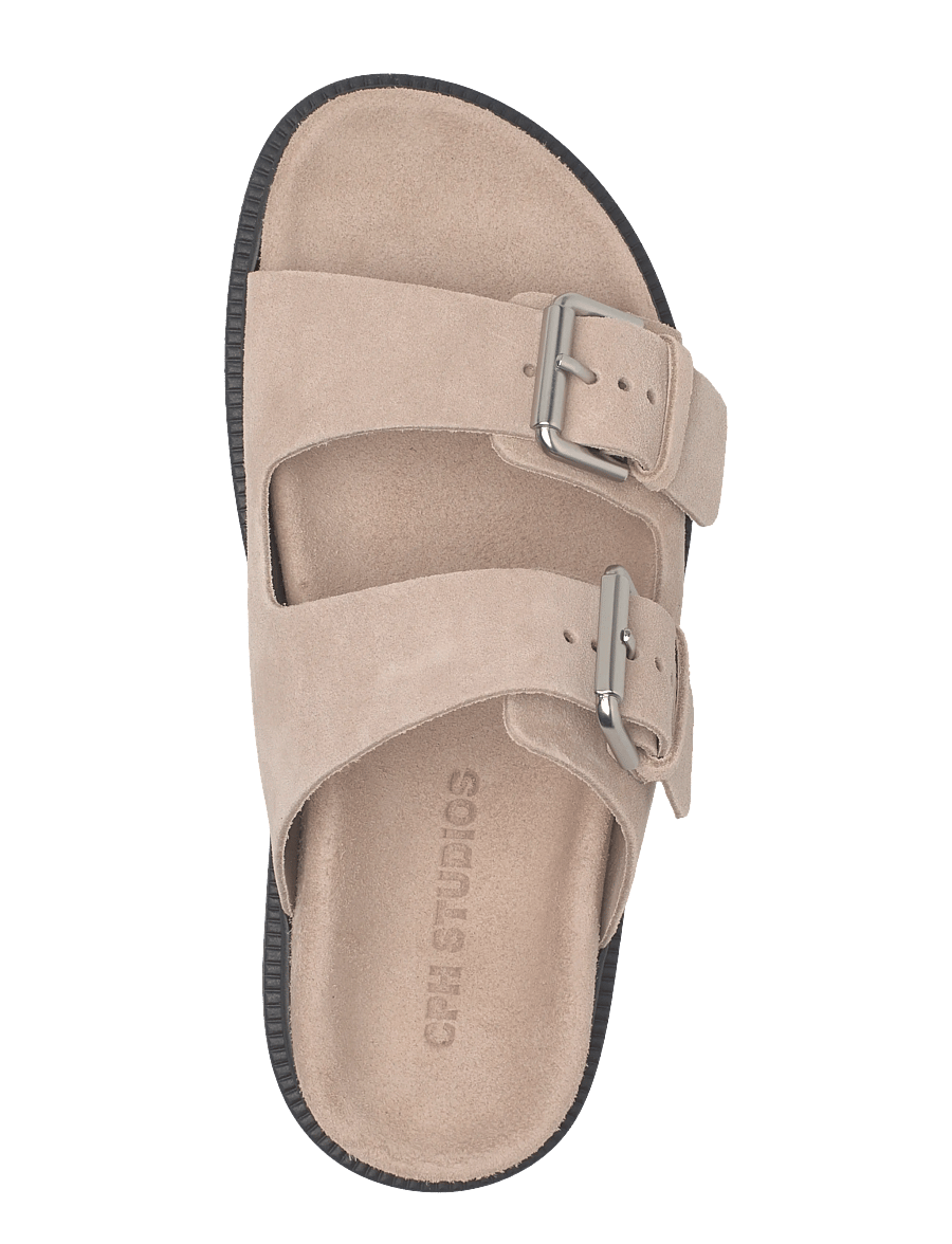 Copenhagen Studios - CPH701 suede sand - flade sandaler - sand - 3