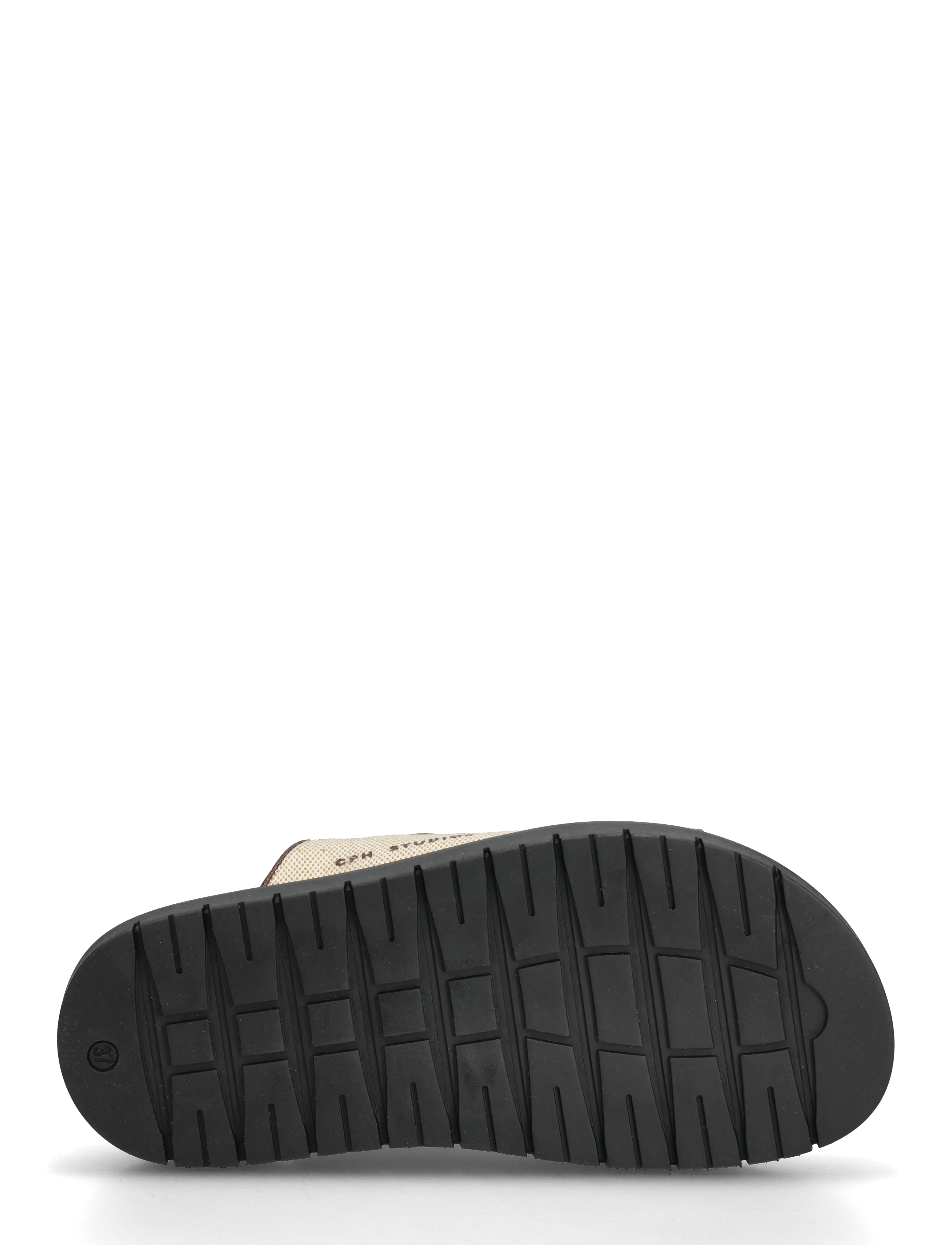 Copenhagen Studios - CPH704 material mix - flache sandalen - cream/chocolate - 4