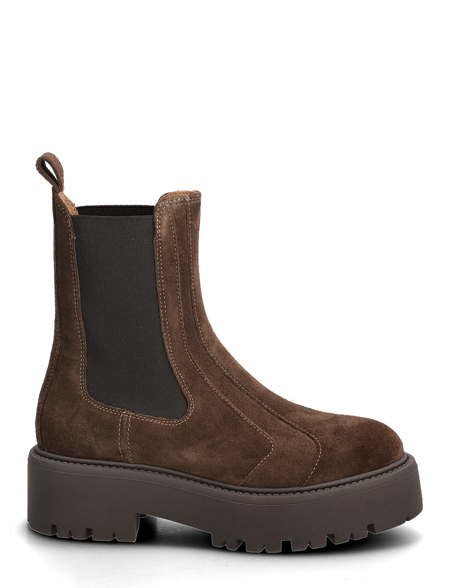 Copenhagen Studios - CPH715 suede chocolate - chelsea boots - chocolate - 1