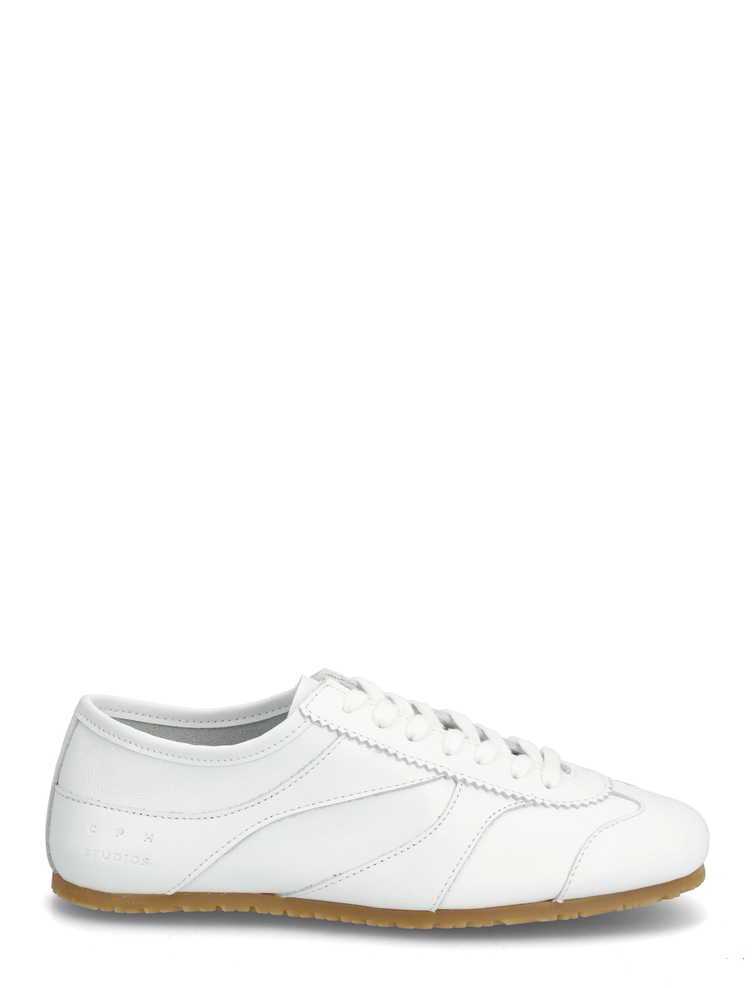 Copenhagen Studios - CPH717 leather mix soft pink - konfirmation - white - 1