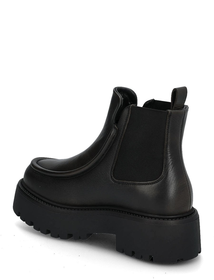 Copenhagen Studios - CPH725 vintage leather teddy brown - flache stiefeletten - black - 1