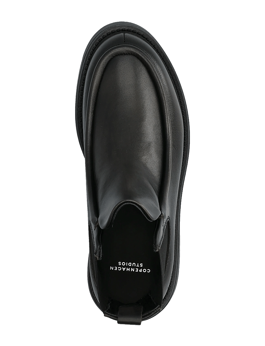 Copenhagen Studios - CPH725 vintage leather teddy brown - flache stiefeletten - black - 3