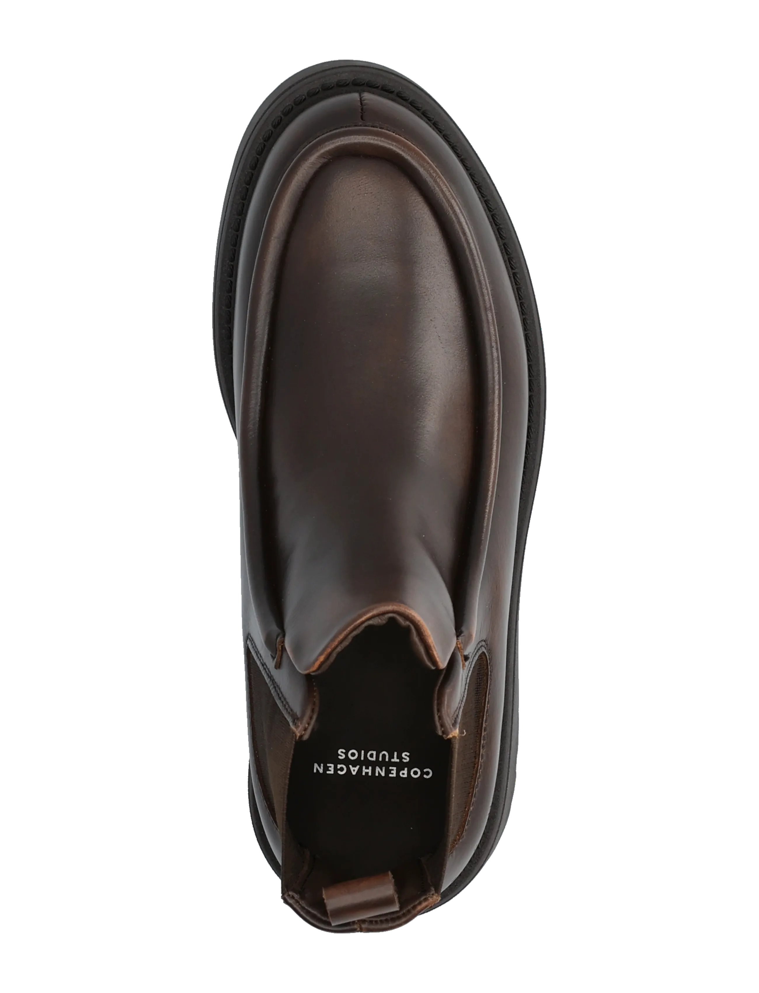 Copenhagen Studios - CPH725 vintage leather teddy brown - flat ankle boots - brown - 3
