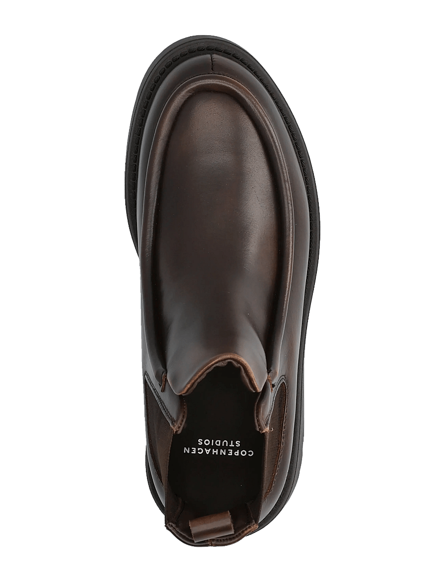 Copenhagen Studios - CPH725 vintage leather teddy brown - flade ankelstøvler - brown - 3