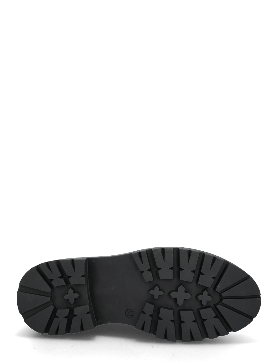 Copenhagen Studios - CPH725 vintage leather black - flade ankelstøvler - teddy black - 4