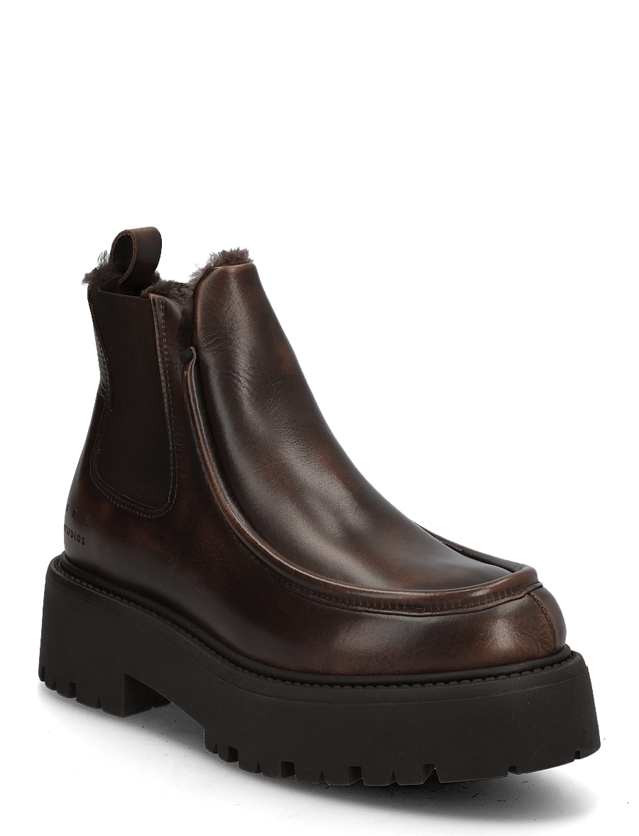 Copenhagen Studios - CPH725 vintage leather teddy brown - flache stiefeletten - teddy brown - 0