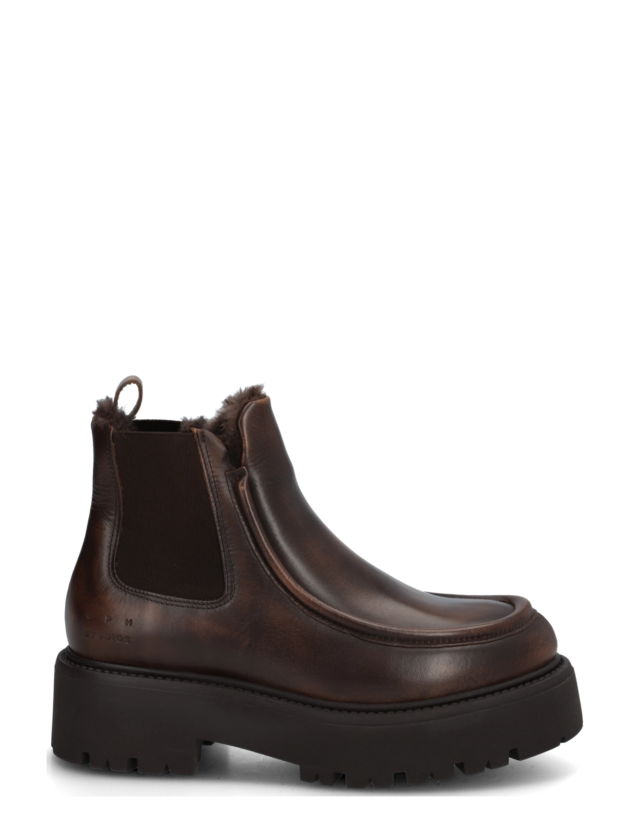 Copenhagen Studios - CPH725 vintage leather brown - flat ankle boots - teddy brown - 2