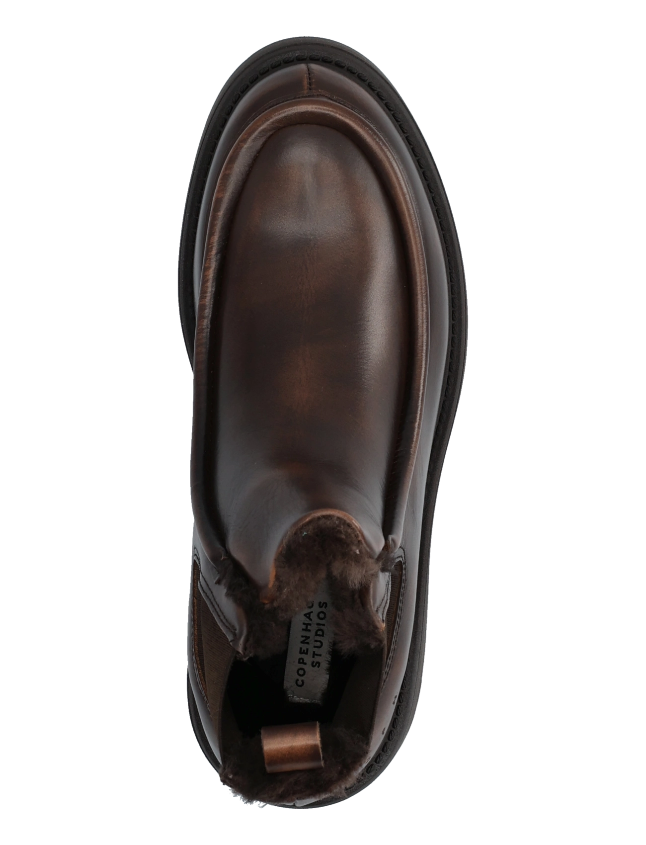 Copenhagen Studios - CPH725 vintage leather brown - flat ankle boots - teddy brown - 3