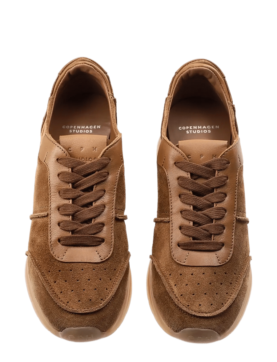 Copenhagen Studios - CPH740 leather mix - låga sneakers - new brown - 0