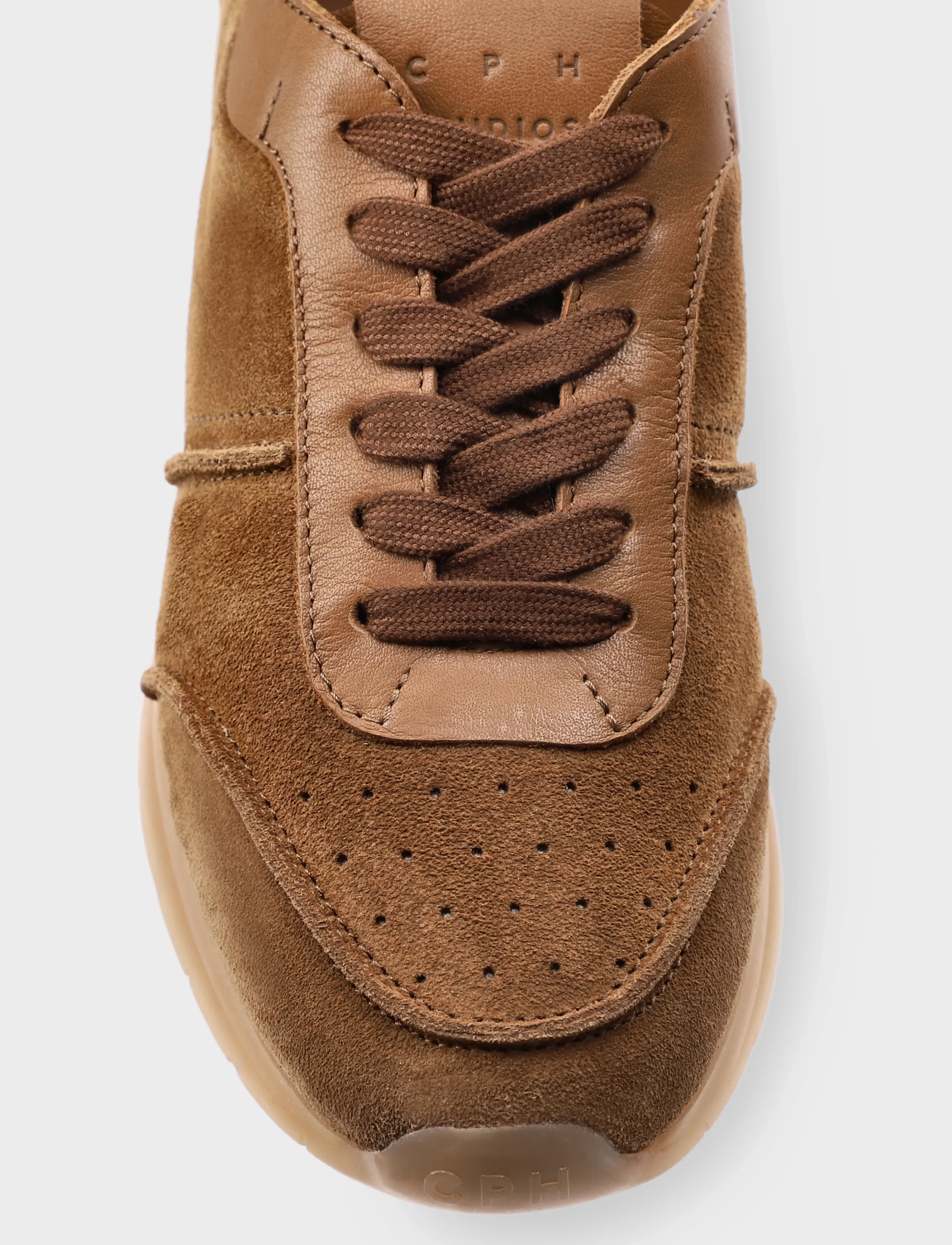 Copenhagen Studios - CPH740 leather mix - niedrige sneaker - new brown - 4