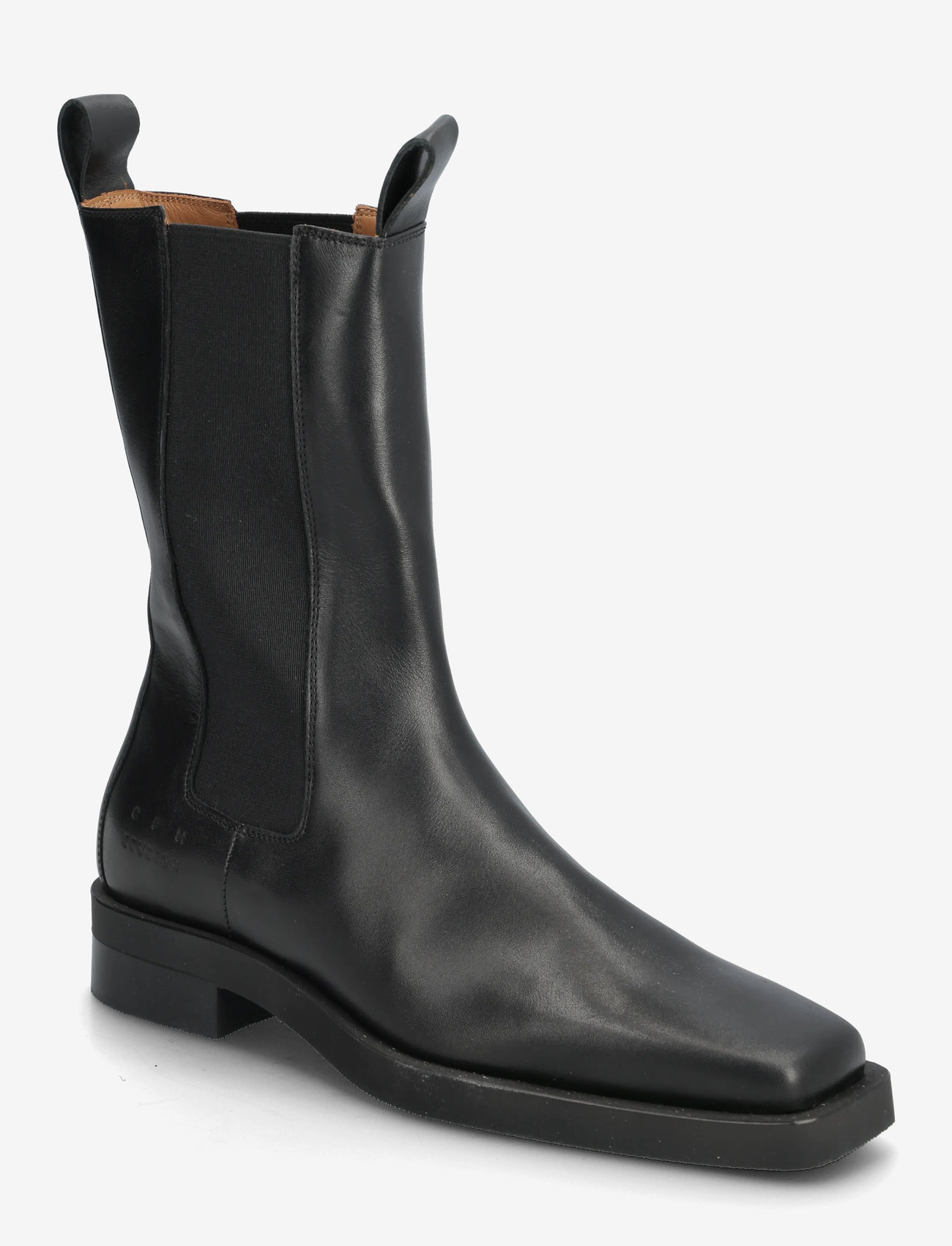 Copenhagen Studios - CPH747 suede chocolate - kontsaga poolsaapad - black - 0