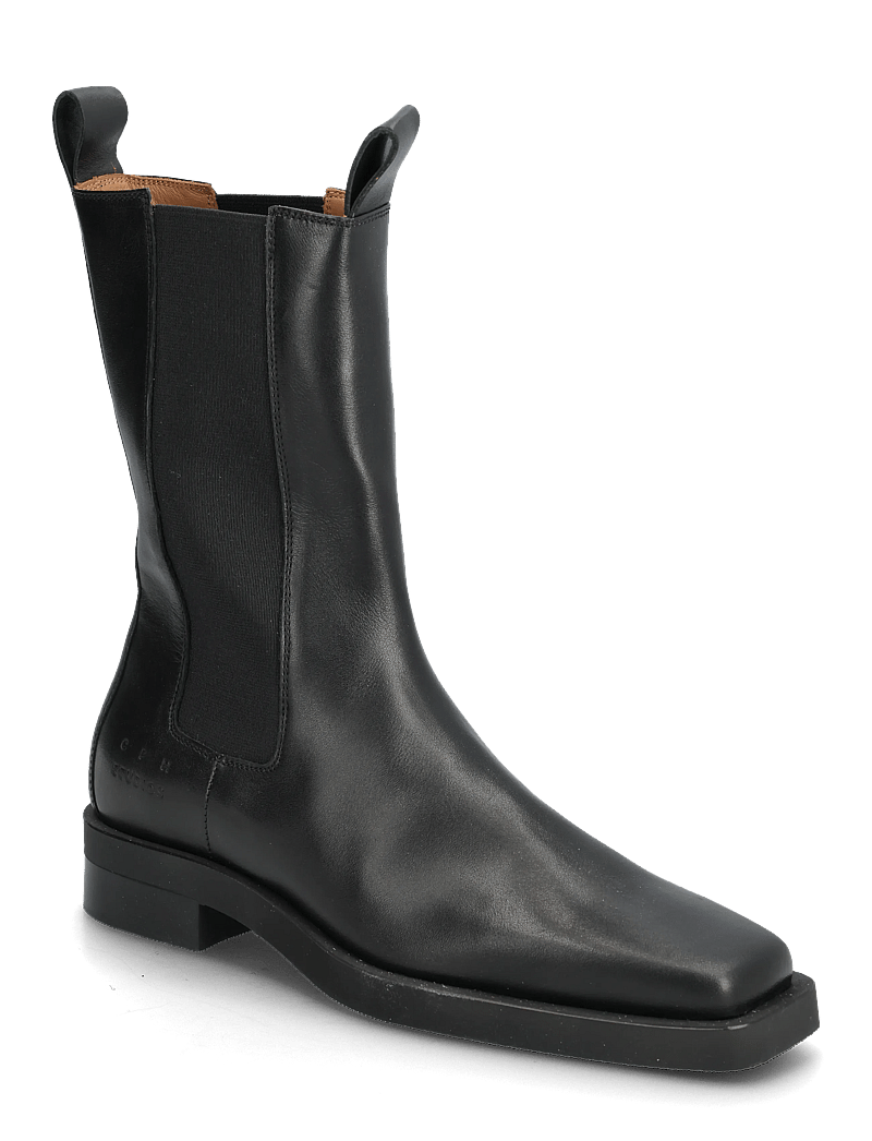 Copenhagen Studios - CPH747 suede chocolate - stiefeletten mit absatz - black - 0