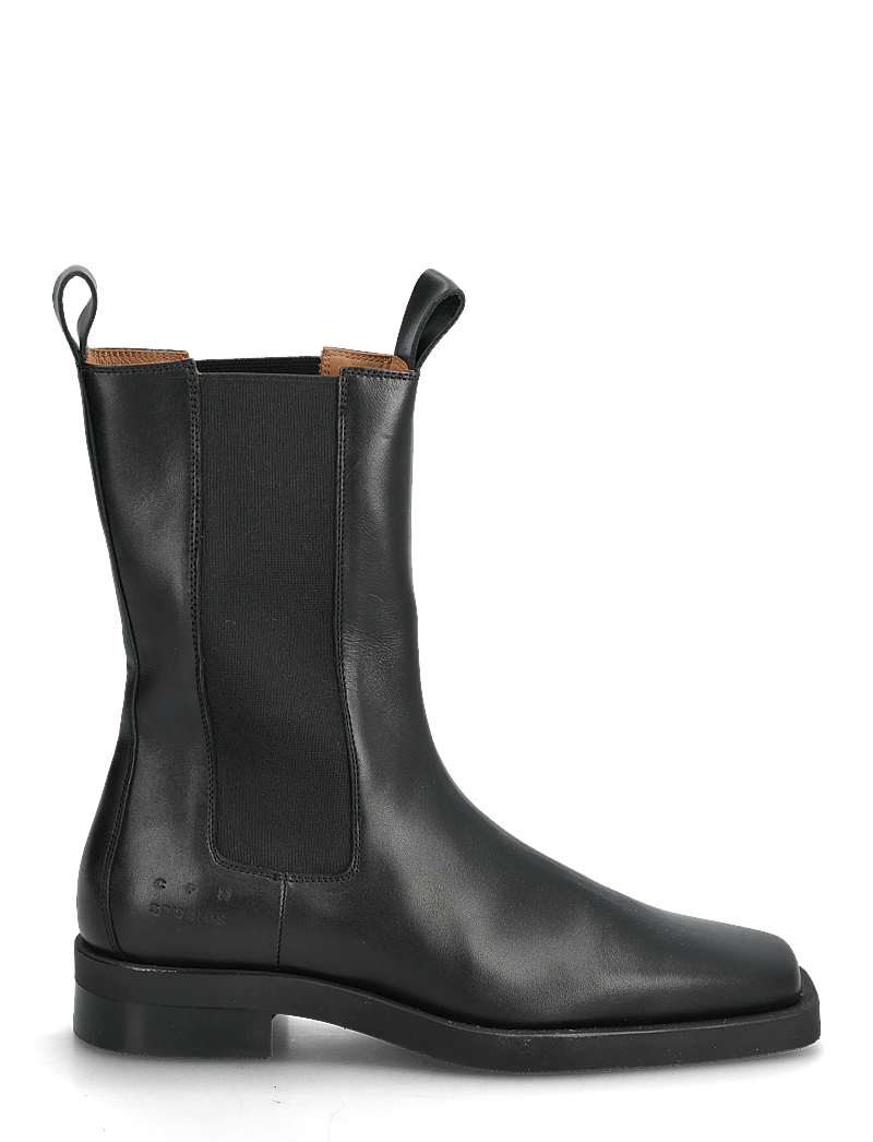 Copenhagen Studios - CPH747 suede chocolate - stiefeletten mit absatz - black - 1