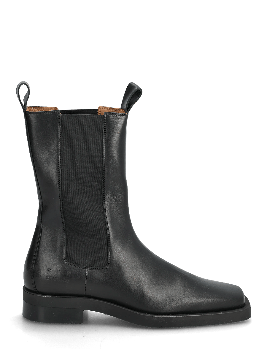 Copenhagen Studios - CPH747 suede chocolate - stiefeletten mit absatz - black - 1