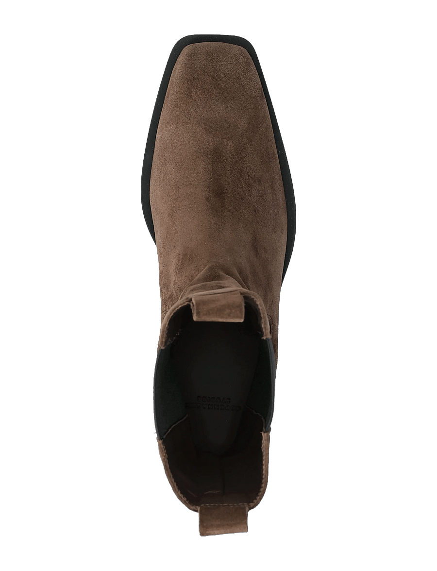 Copenhagen Studios - CPH747 suede chocolate - stiefeletten mit absatz - chocolate - 3