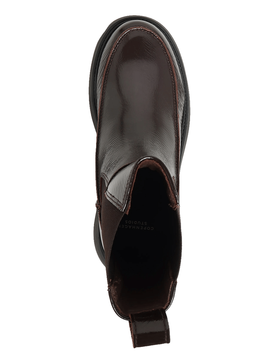 Copenhagen Studios - CPH759 patent leather black - chelsea boots - chocolate - 3