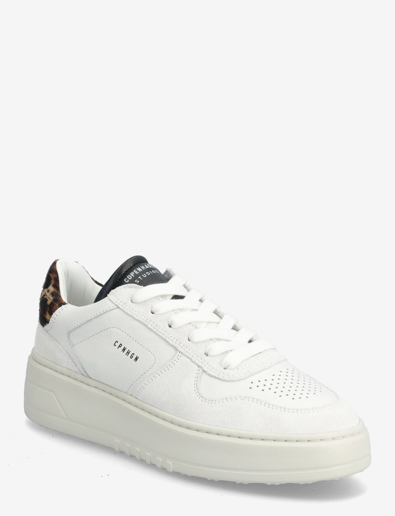 Copenhagen Studios - CPH75 hairy leather mix white/leo - white/leo - 0