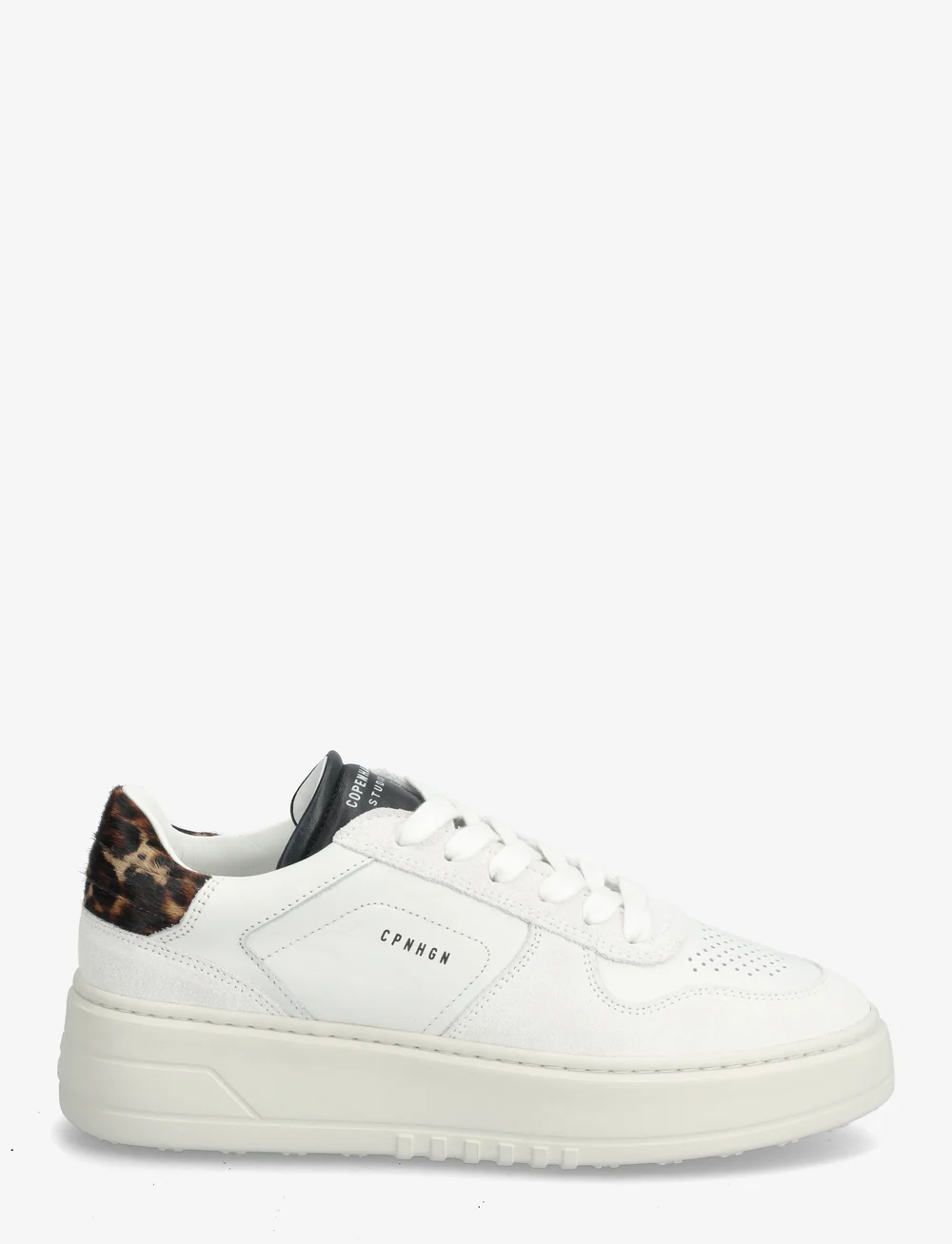 Copenhagen Studios - CPH75 hairy leather mix white/leo - konfirmation - white/leo - 1