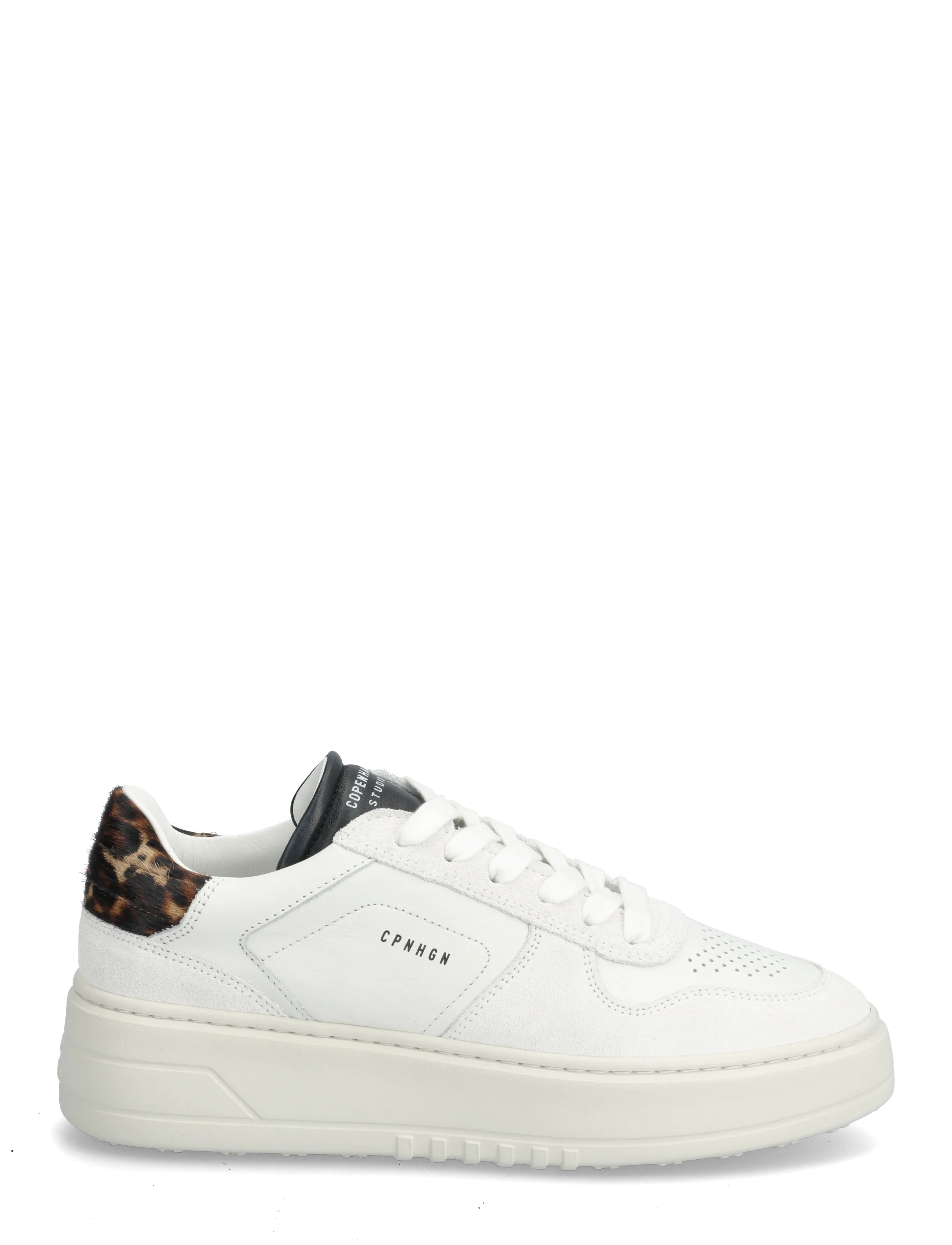 Copenhagen Studios - CPH75 hairy leather mix white/leo - white/leo - 1