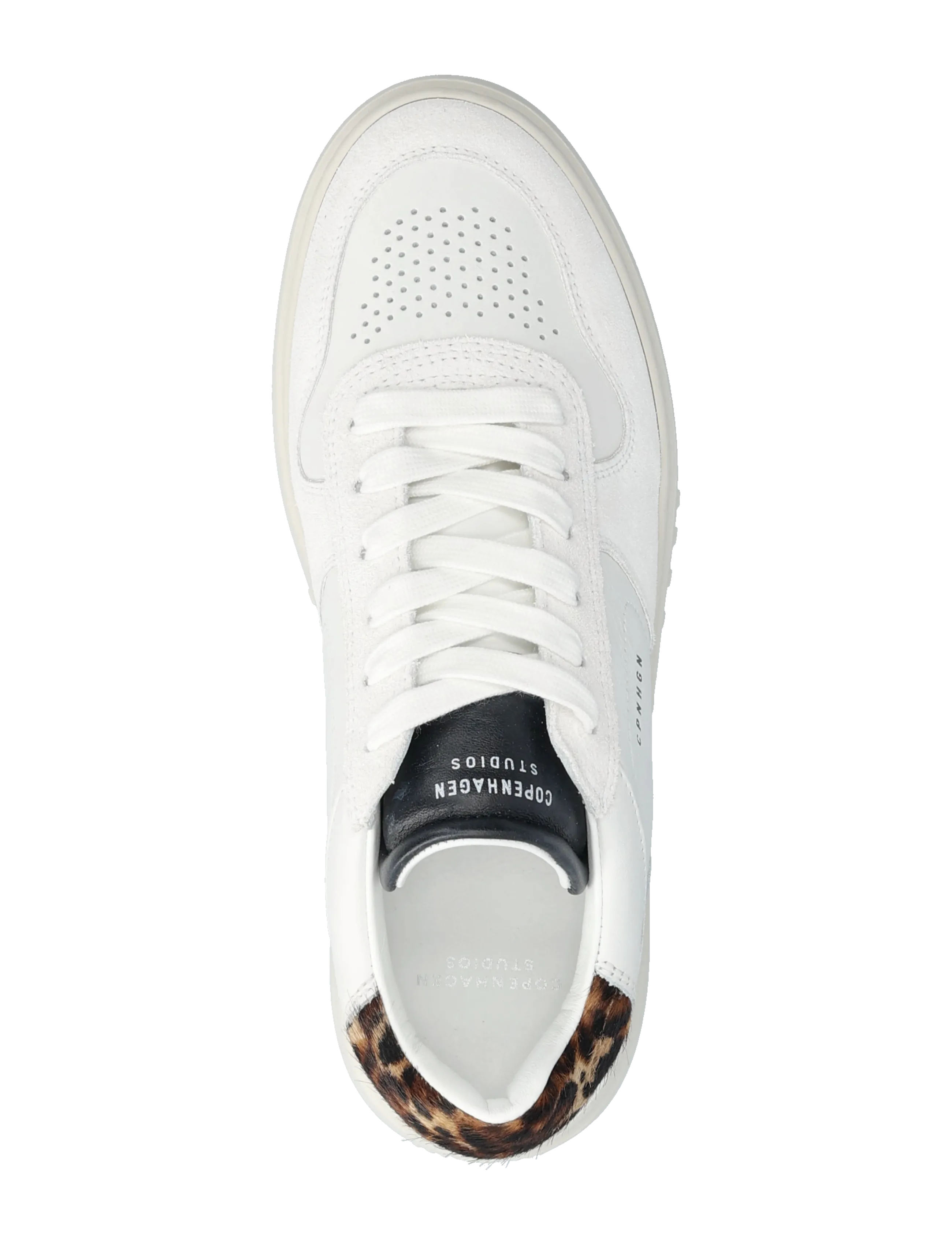 Copenhagen Studios - CPH75 hairy leather mix white/leo - white/leo - 3